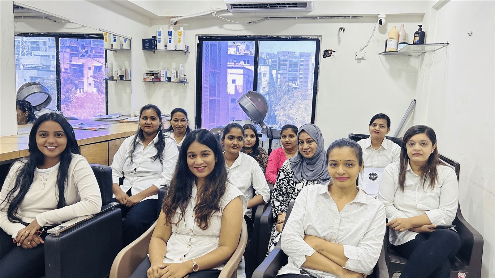 Modern Classrooms at Wibes Beauty Academy Ahmedabad